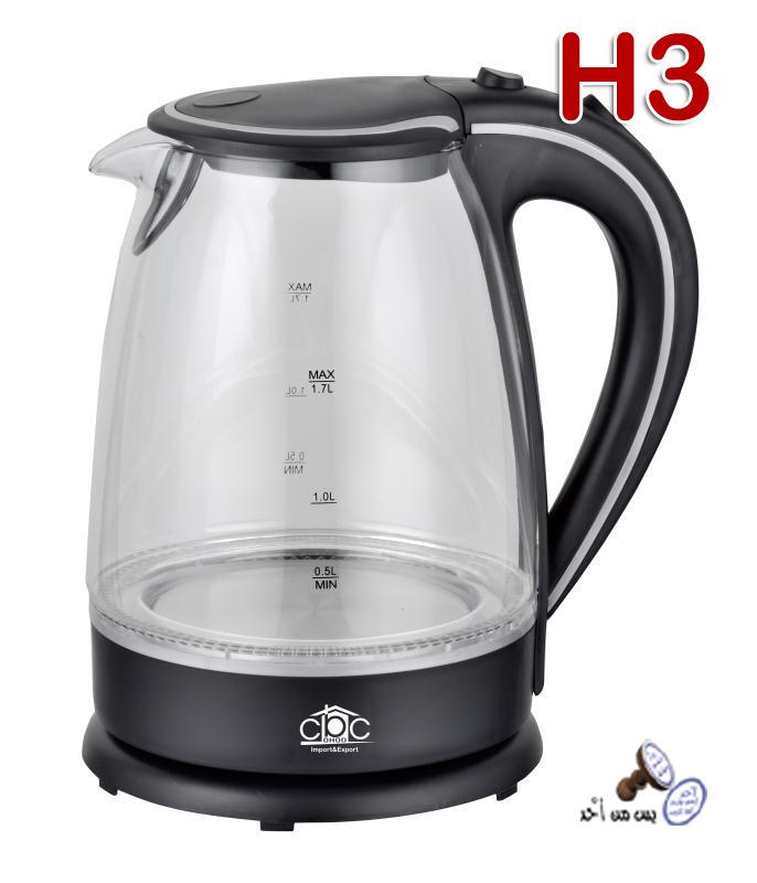 H3 غلايه زجاج مازاجاتو 1.7 لتر