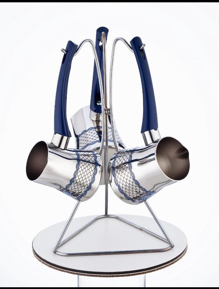 طقم كنك استيل ديكاله 4 ق